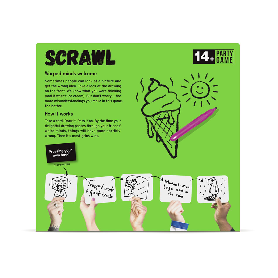 Scrawl Drawing Party Game by Big Potato Games
